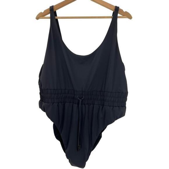 NEW Good American Waist Framer Gathered Swimsuit Sz 7 - Picture 4 of 9